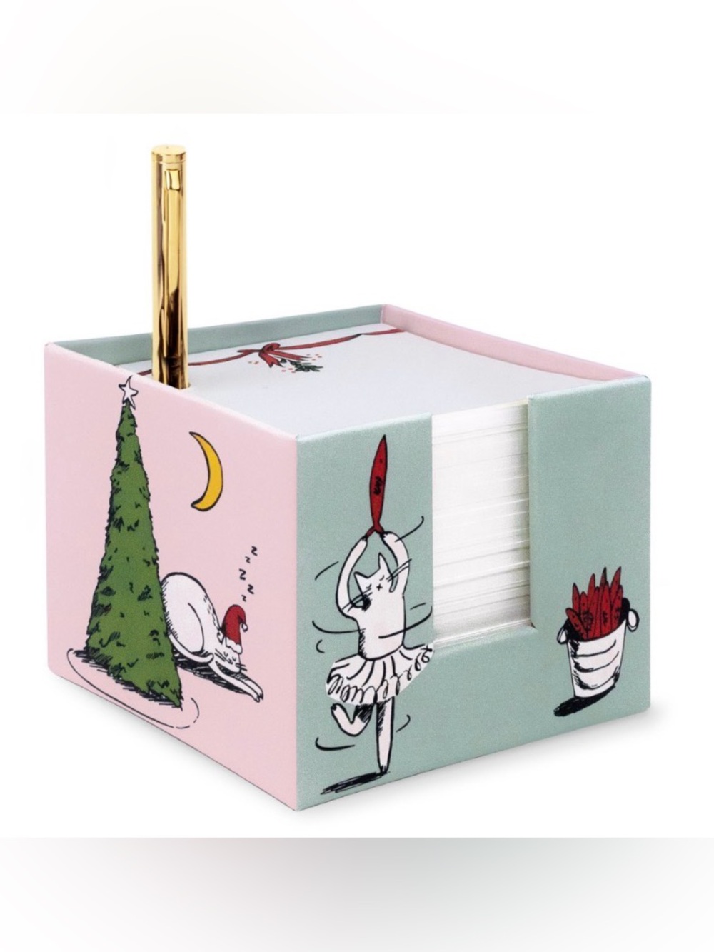 Kate Spade Holiday Note Cube Set